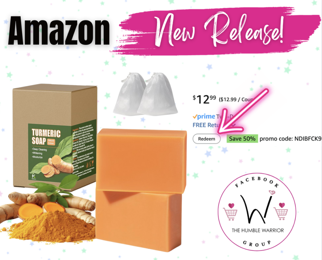 Turmeric Soap Bar for Face and Body!